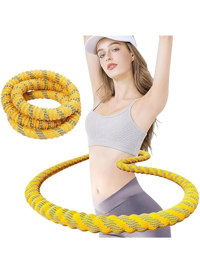 أبوستيم 1.3 كجم هولا هوب ناعم وهادئ للبالغين يحرق الدهون بلطف ويشكل جسمك تصميم مضاد للقرص مادة ناعمة لا تسبب تهيج الجلد مثالي للاستخدام المنزلي والسفر والتعافي بعد الولادة - Image 1